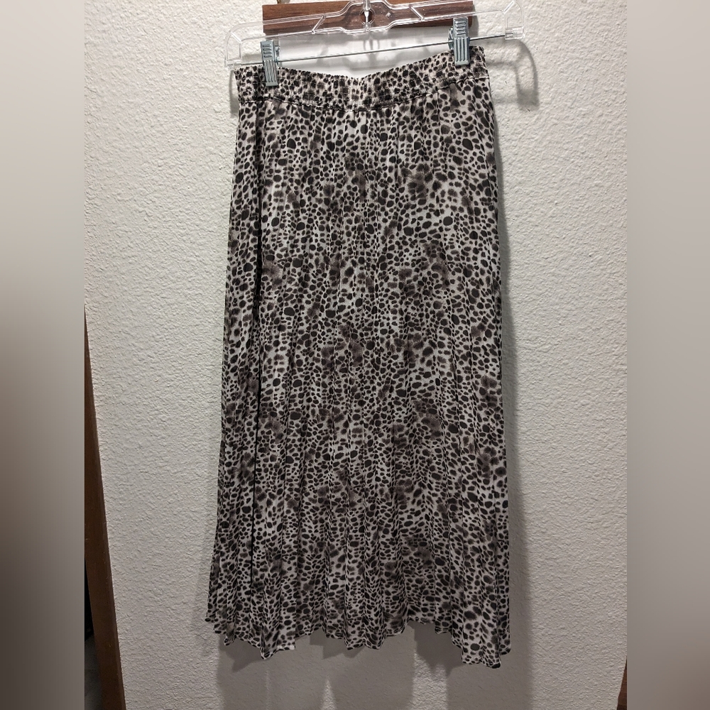 Animal print skirt